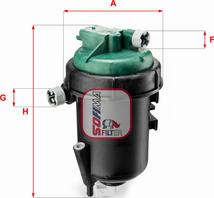 Sofima S 5145 GC - Filtro carburante www.autoricambi360.it