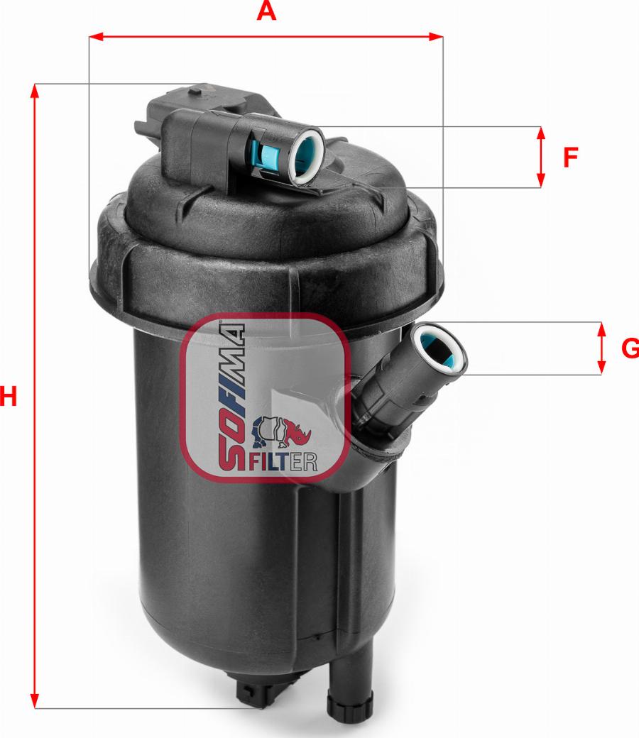 Sofima S 5134 GC - Filtro carburante www.autoricambi360.it