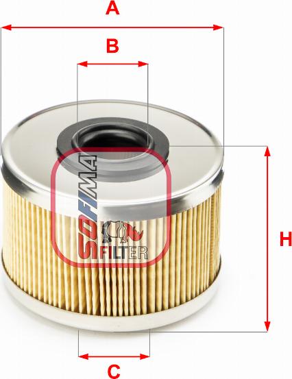 Sofima S 6686 N - Filtro carburante www.autoricambi360.it