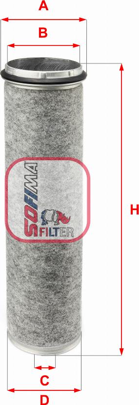 Sofima S 1450 A - Filtro aria www.autoricambi360.it