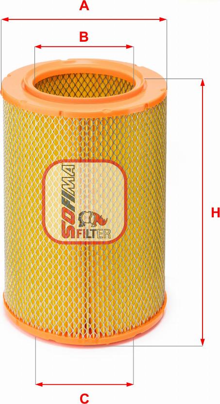 Sofima S 1540 A - Filtro aria www.autoricambi360.it