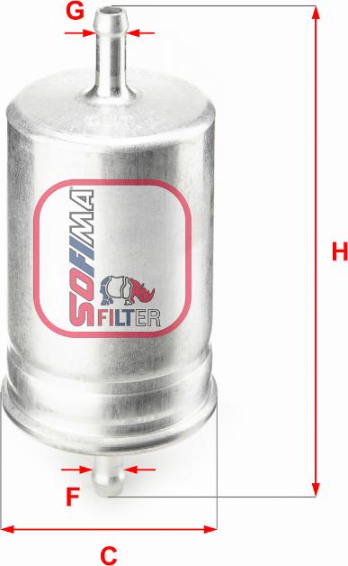 Sofima S 1510 B - Filtro carburante www.autoricambi360.it