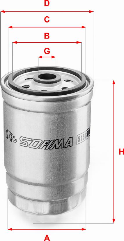Sofima S 1528 NR - Filtro carburante www.autoricambi360.it