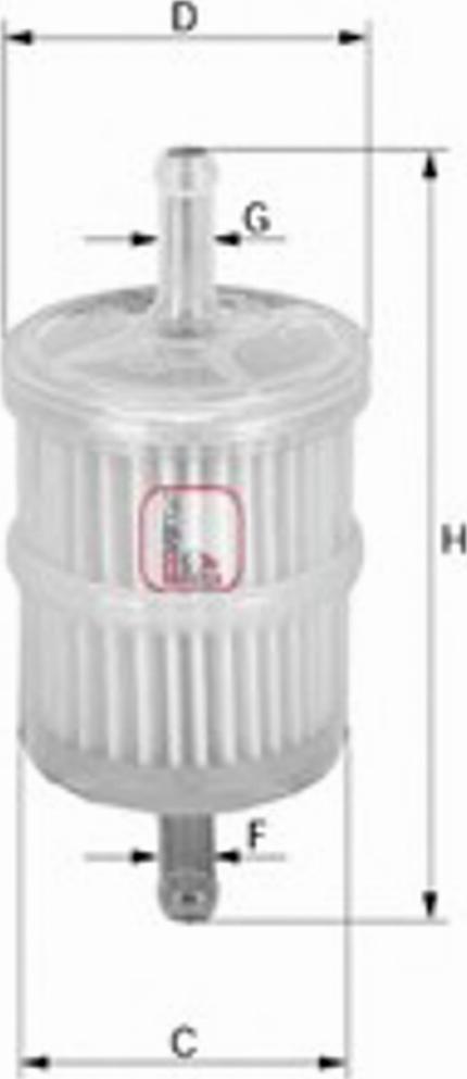 Sofima S 1014 B - Filtro carburante www.autoricambi360.it