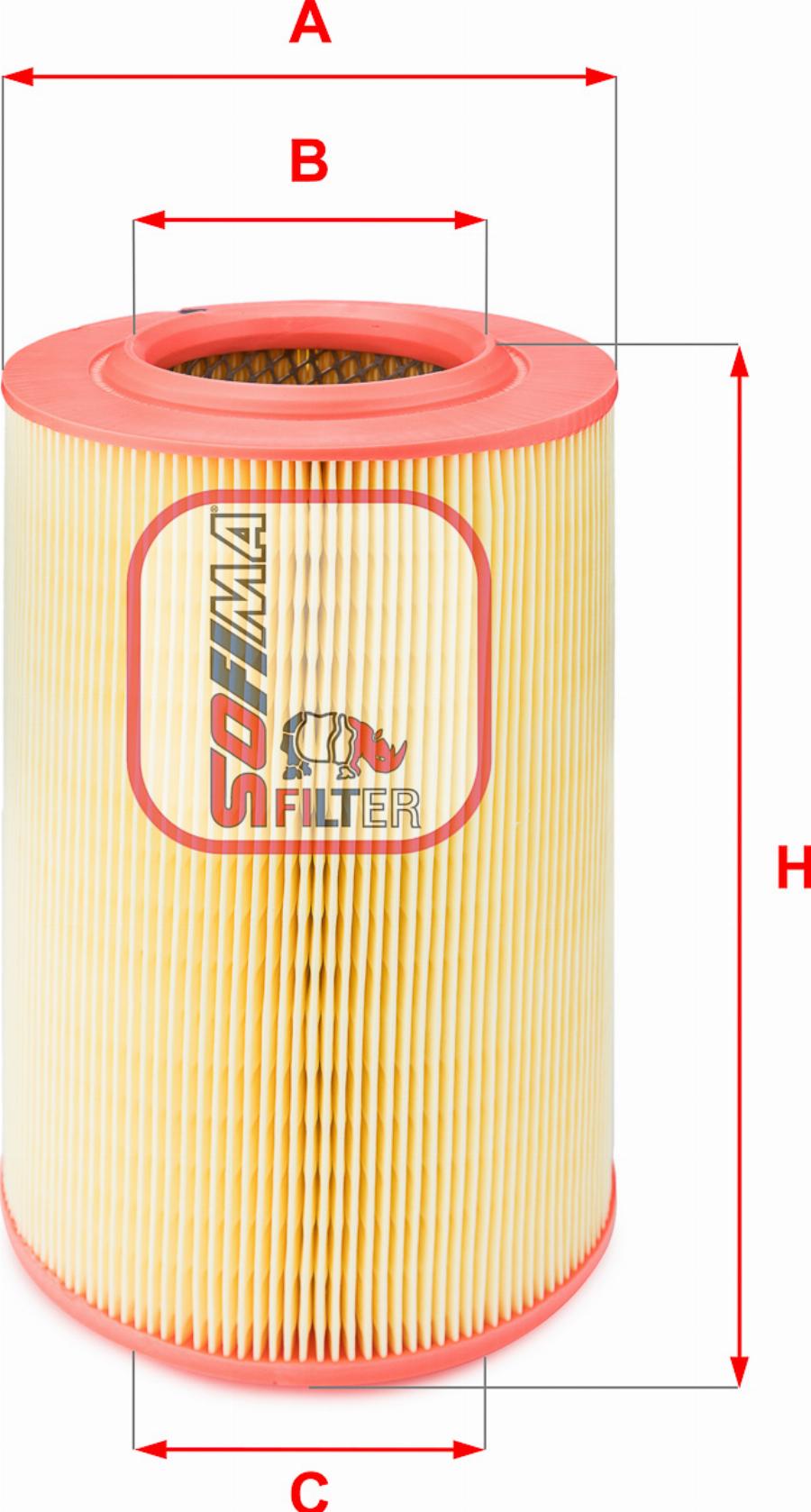 Sofima S 3050 A - Filtro aria www.autoricambi360.it
