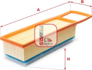 Sofima S 3B27 A - Filtro aria www.autoricambi360.it