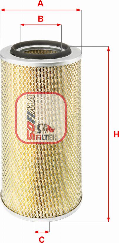 Sofima S 2450 A - Filtro aria www.autoricambi360.it