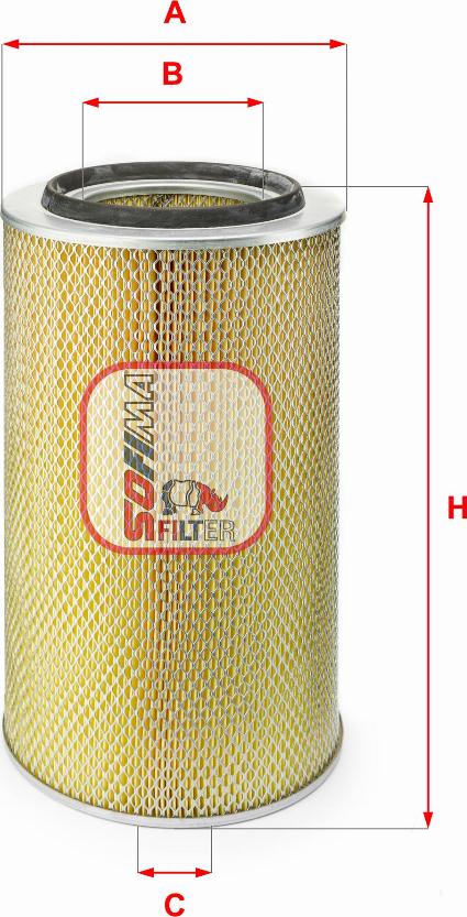 Sofima S 2650 A - Filtro aria www.autoricambi360.it