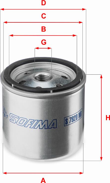 Sofima S 7920 NR - Filtro carburante www.autoricambi360.it
