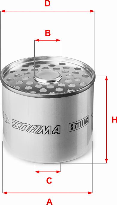 Sofima S 7111 NC - Filtro carburante www.autoricambi360.it