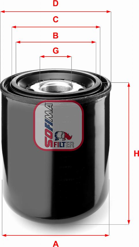 Sofima S 7259 A - Cartuccia essiccatore aria, Imp. aria compressa www.autoricambi360.it