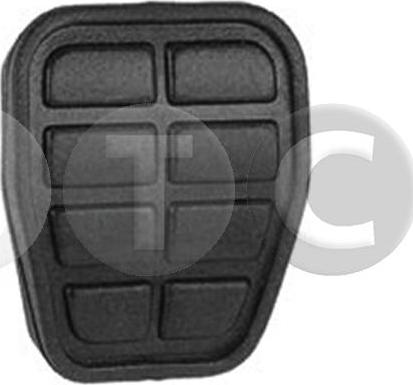 STC T449772 - Rivestimento pedale, Pedale del freno www.autoricambi360.it