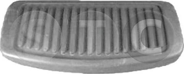STC T441829 - Rivestimento pedale, Pedale del freno www.autoricambi360.it