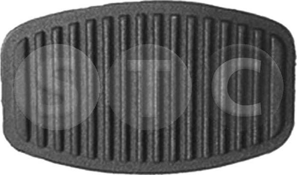 STC T400413 - Rivestimento pedale, Pedale frizione www.autoricambi360.it
