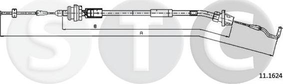 STC T480687 - Cavo acceleratore www.autoricambi360.it