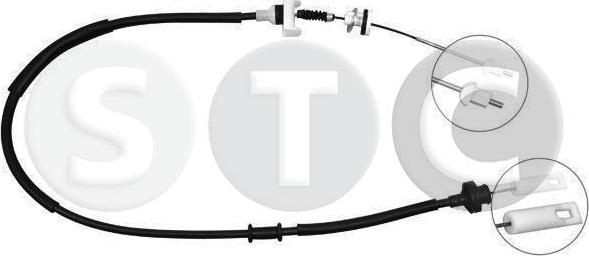 STC T480323 - Cavo comando, Comando frizione www.autoricambi360.it