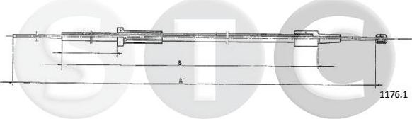STC T481602 - Cavo comando cofano motore www.autoricambi360.it