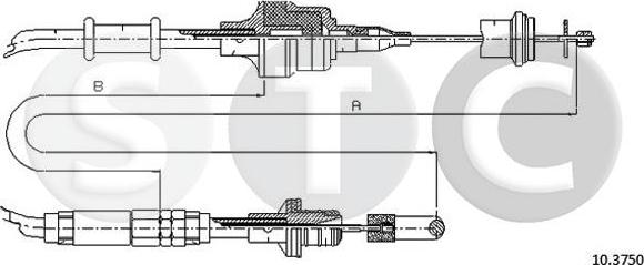 STC T483206 - Cavo comando, Comando frizione www.autoricambi360.it
