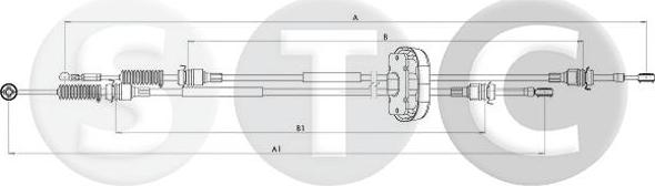 STC T482954 - Cavo comando, Cambio manuale www.autoricambi360.it