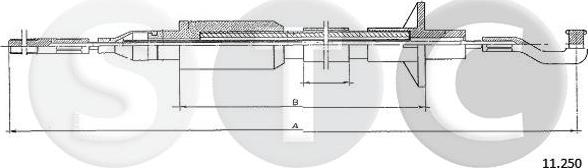 STC T482380 - Cavo comando, Comando frizione www.autoricambi360.it