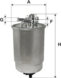 AMC Filter FFF-10498 - Filtro carburante www.autoricambi360.it