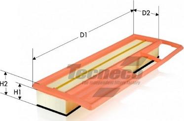 Tecneco Filters AR9628PM-S - Filtro aria www.autoricambi360.it