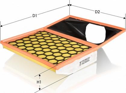 Tecneco Filters AR40002PM - Filtro aria www.autoricambi360.it