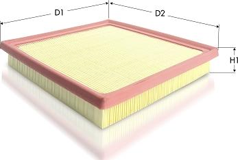 Tecneco Filters AR1694PM - Filtro aria www.autoricambi360.it