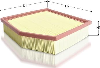 Tecneco Filters AR1696PM - Filtro aria www.autoricambi360.it