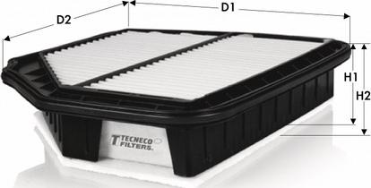 Tecneco Filters AR10520PM-J-S - Filtro aria www.autoricambi360.it
