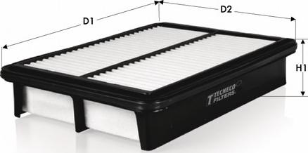 Tecneco Filters AR137PM-J - Filtro aria www.autoricambi360.it