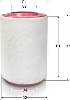 Tecneco Filters AR13490S - Filtro aria www.autoricambi360.it