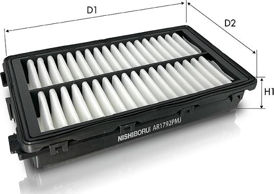 Tecneco Filters AR1792PMJ - Filtro aria www.autoricambi360.it