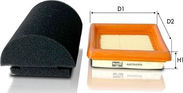 Tecneco Filters AR1760PM - Filtro aria www.autoricambi360.it