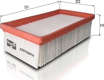 Tecneco Filters AR1768PM - Filtro aria www.autoricambi360.it