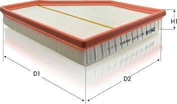 Tecneco Filters AR1706PM - Filtro aria www.autoricambi360.it
