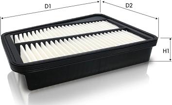 Tecneco Filters AR1715PMJ - Filtro aria www.autoricambi360.it