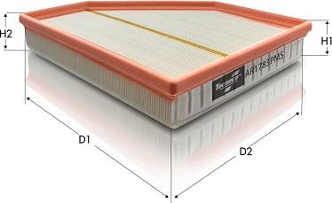 Tecneco Filters AR1783PMS - Filtro aria www.autoricambi360.it