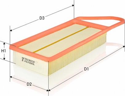 Tecneco Filters AR2075PM - Filtro aria www.autoricambi360.it