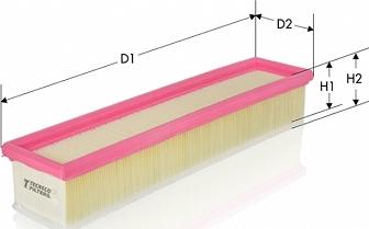 Tecneco Filters AR2077PM-S - Filtro aria www.autoricambi360.it