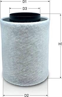 Tecneco Filters AR2274S - Filtro aria www.autoricambi360.it