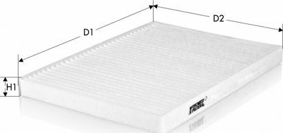 Tecneco Filters CK10025 - Filtro, Aria abitacolo www.autoricambi360.it