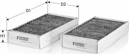 Tecneco Filters CK10536-C-2 - Filtro, Aria abitacolo www.autoricambi360.it
