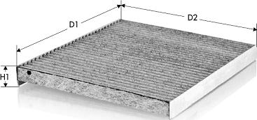 Tecneco Filters CK1295C - Filtro, Aria abitacolo www.autoricambi360.it