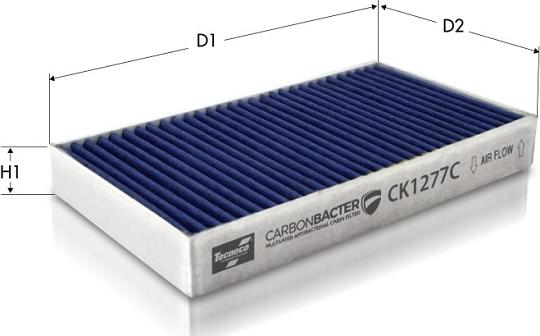 Tecneco Filters CK1277C - Filtro, Aria abitacolo www.autoricambi360.it