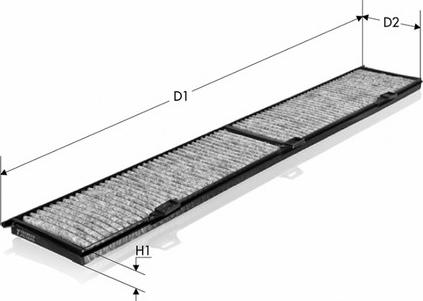 Tecneco Filters CK8430-C - Filtro, Aria abitacolo www.autoricambi360.it