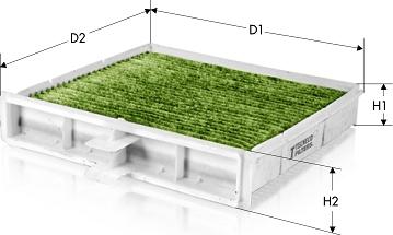 Tecneco Filters CKA9691 - Filtro, Aria abitacolo www.autoricambi360.it