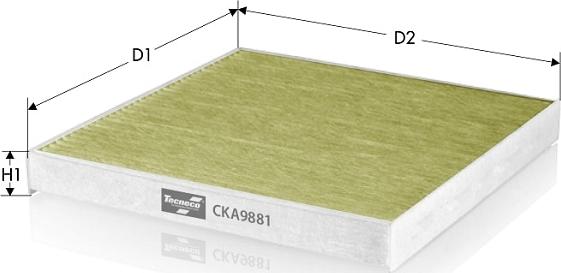 Tecneco Filters CKA9881 - Filtro, Aria abitacolo www.autoricambi360.it