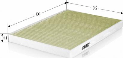 Tecneco Filters CKA10025 - Filtro, Aria abitacolo www.autoricambi360.it