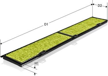 Tecneco Filters CKA8430 - Filtro, Aria abitacolo www.autoricambi360.it